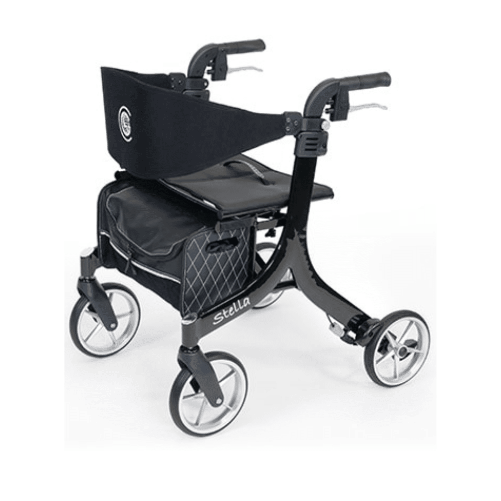 Amylior Ultralight Stella Rollator Walker Stella Rollator Black stella rollator, stella
