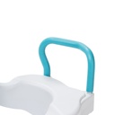 AquaSense 3-in-1 Contoured Raised Toilet Seat, 2" - 770-617 3705 1 4 Contoured Raised Toilet Seat
