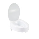 Drive Raised Toilet Seat with Lid, 4" - 12065 12065 1 Contoured Raised Toilet Seat