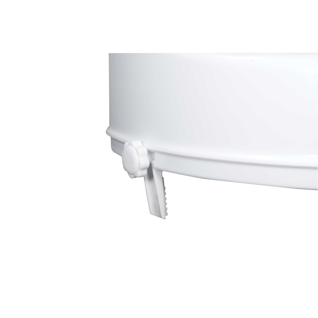 Drive Raised Toilet Seat with Lid, 4" - 12065 12065 2 Contoured Raised Toilet Seat