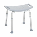 Deluxe Aluminum Shower Bench Without Back