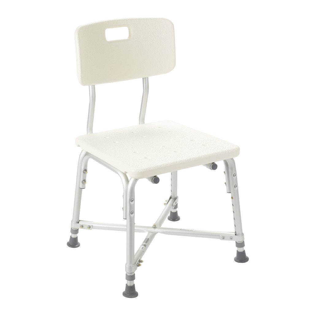[12029-2] Deluxe Bariatric Shower Chair With Cross-Frame Brace