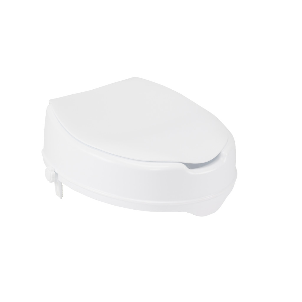 [12063] Drive 2" Raised Toilet Seat with Lid