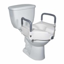Drive 2-in-1 Locking Raised Toilet Seat with Tool-Free Removable Arms