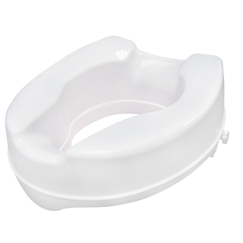 [RTL12064] DRIVE 4" RAISED TOILET SEAT WITHOUT LID