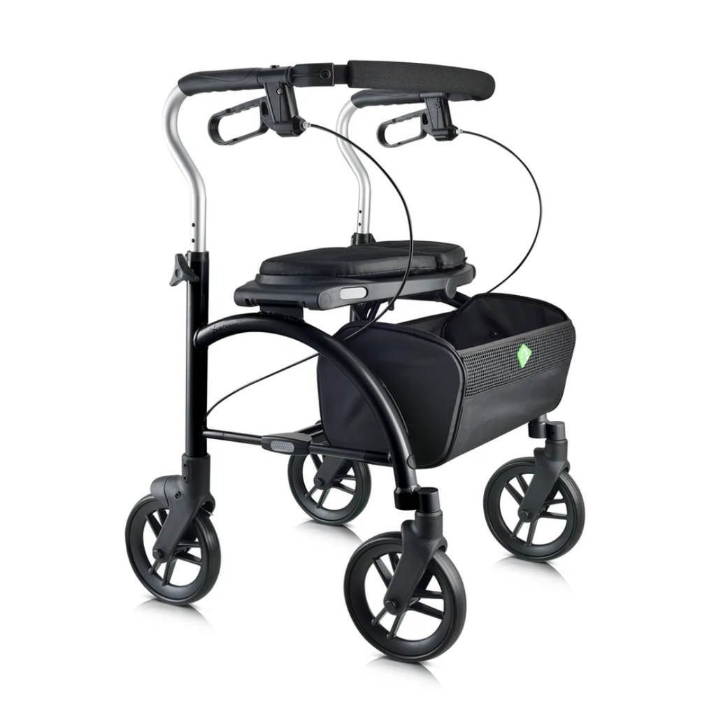 [WRM51A] Evolution Xpresso Lite Cable Free Type 3 Rollator (Mw3Ev0040) (BLACK, MINI - 18" SEAT HEIGHT)