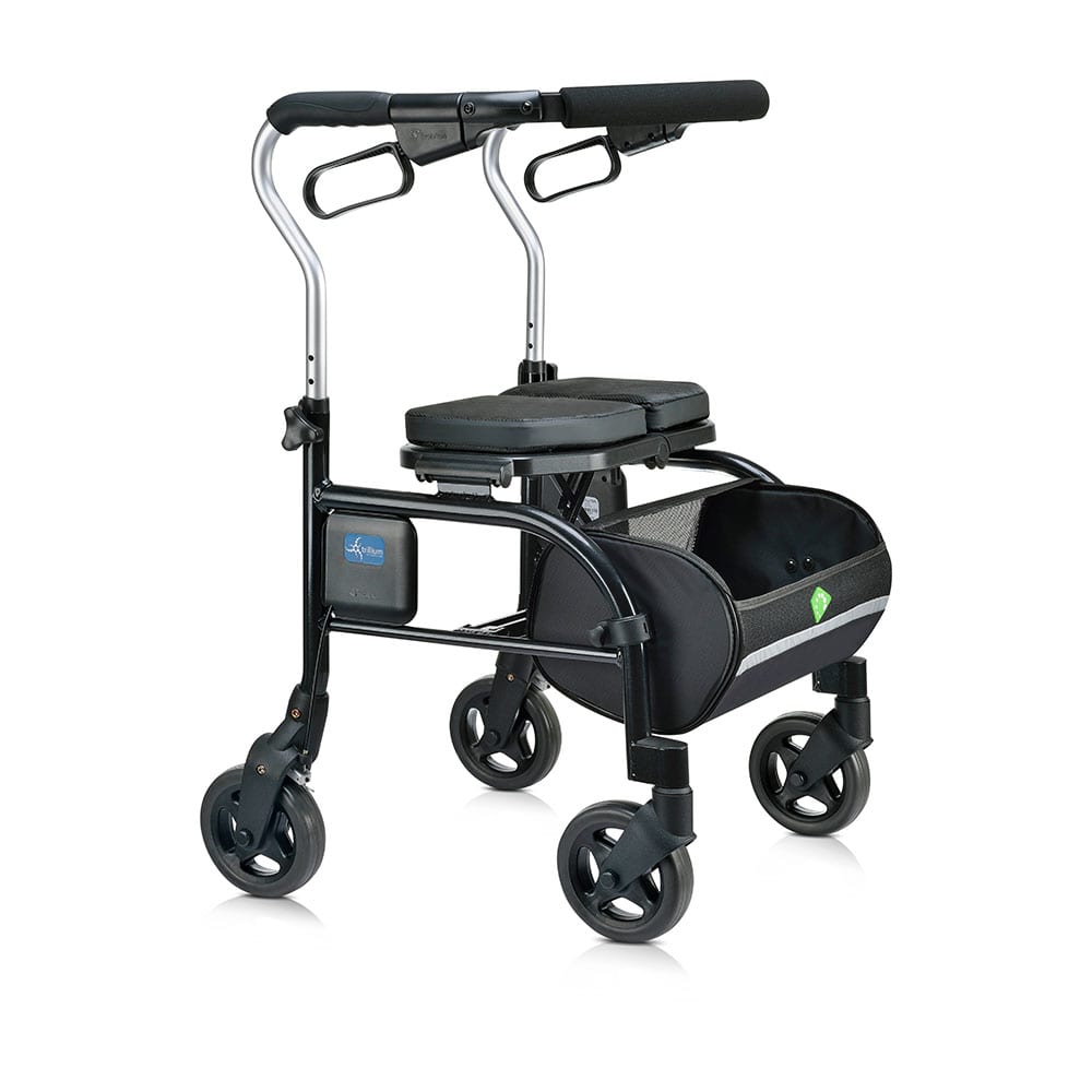 [WJM63E] Evolution Trillium Type 2 Rollator (AA0001306) (BLACK, MINI - 18" SEAT HEIGHT)