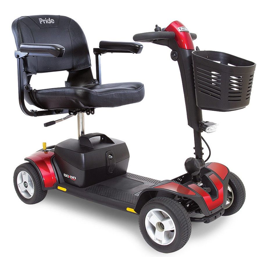 [S74] Pride Go-Go Sport 4-Wheel Travel Scooter