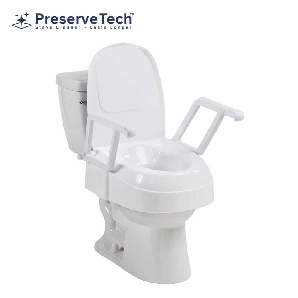 [RTL12C002-WH] Preservetech™ Universal Raised Toilet Seat