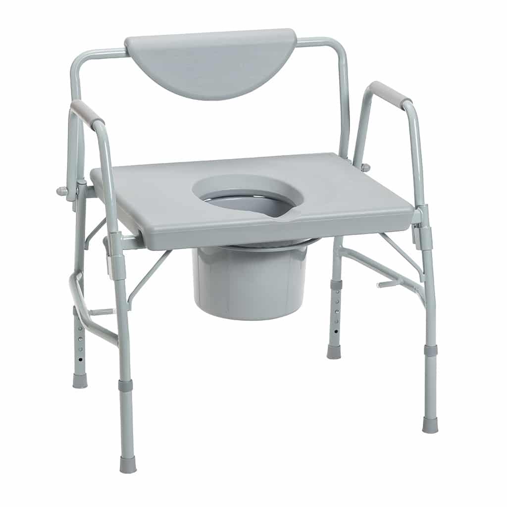 [11135-1] Drive Deluxe Bariatric Drop-Arm Commode