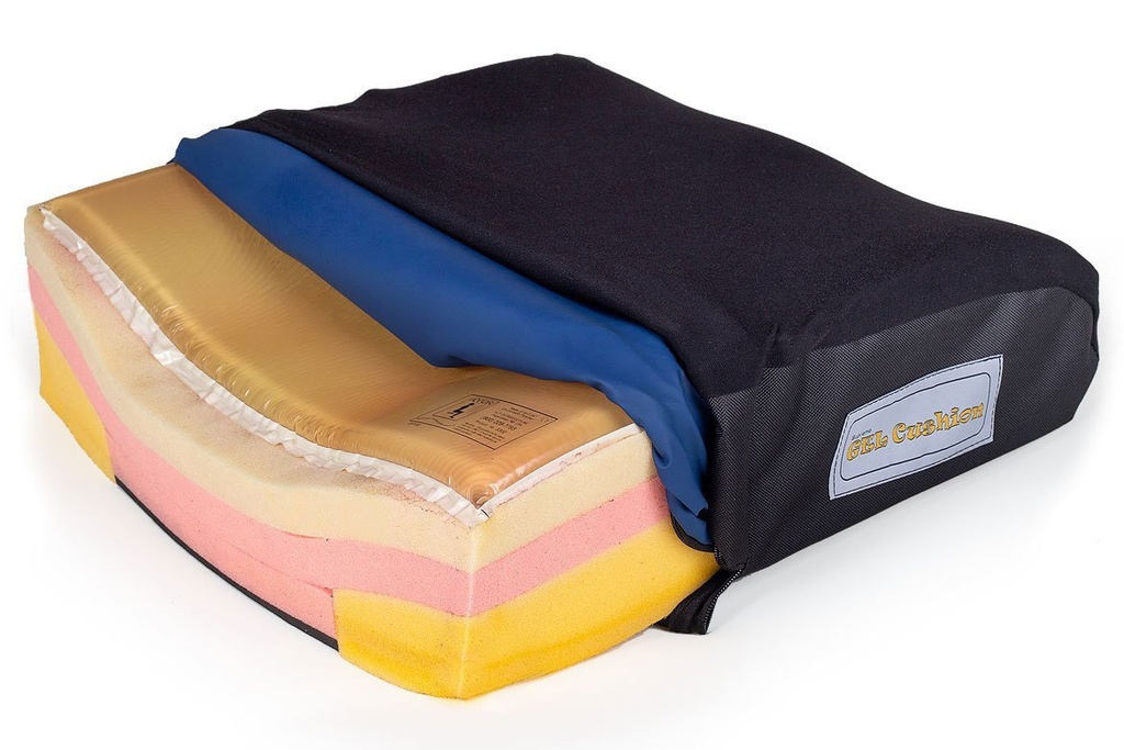 [SGC1616] Prism Supreme Gel Cushion - Standard Sizes (Sesfm0110) (16" SEAT WIDTH, 16" SEAT DEPTH)