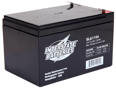[SLA1104] Interstate Sla1104 12V 12Ah Agm Battery