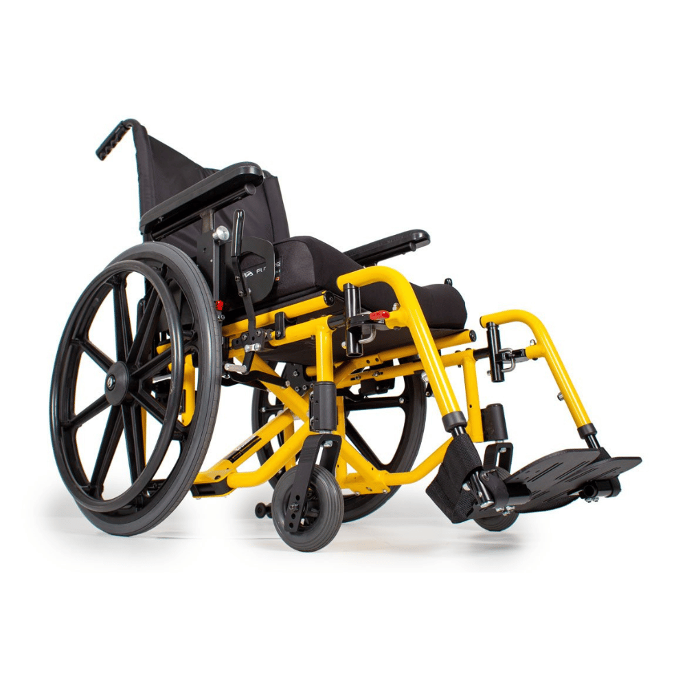 Future Mobility Stellato II Folding Category 2 Wheelchair (WM0001188) (BLACK, 14" SEAT WIDTH, 16" SEAT DEPTH)