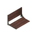 Healthcraft Serena Seat Walnut Finish Seat