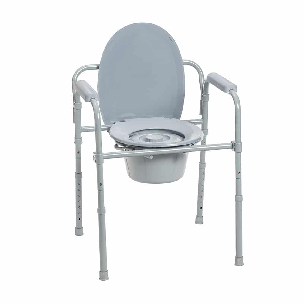 [RTL11158KDR] Drive Folding Steel Commode