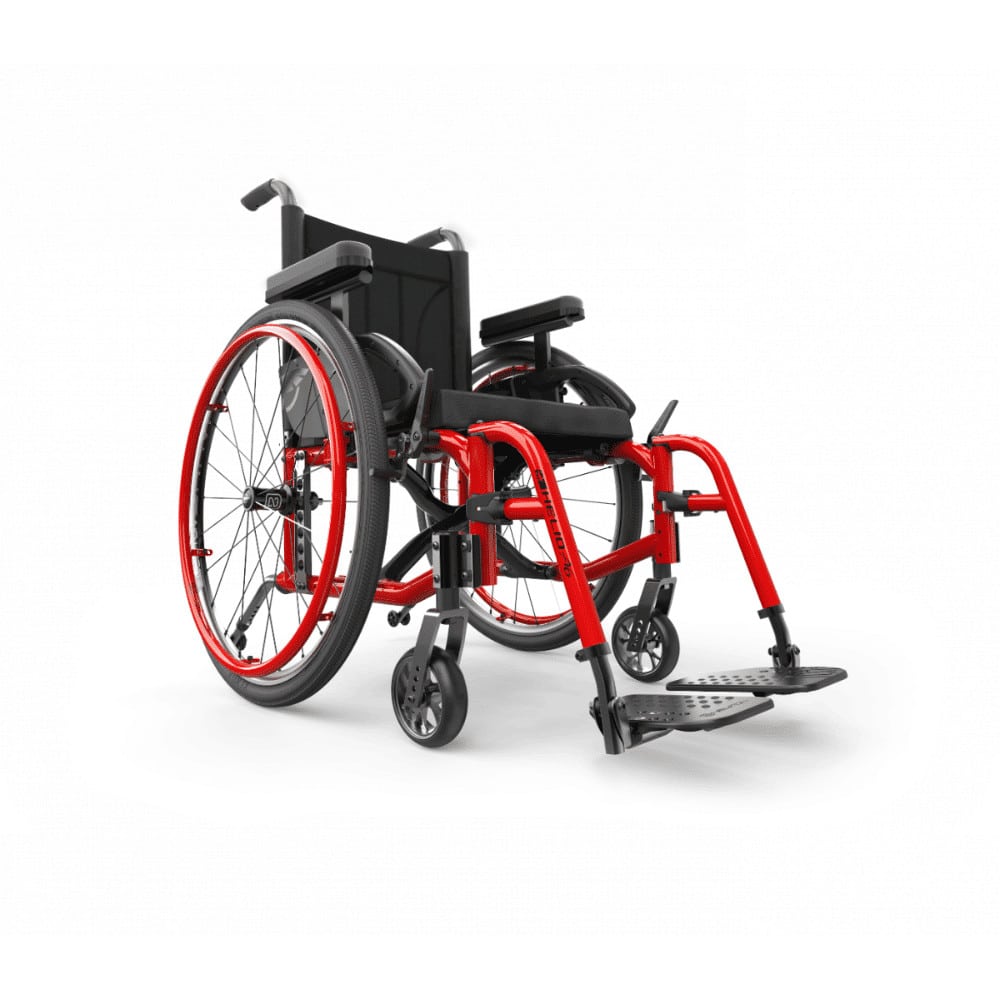 [WM0001489] Motion Composites Helio A6 Folding Category 3 Wheelchair (WM0001489) (BLACK, 14" SEAT WIDTH, 14" SEAT DEPTH)