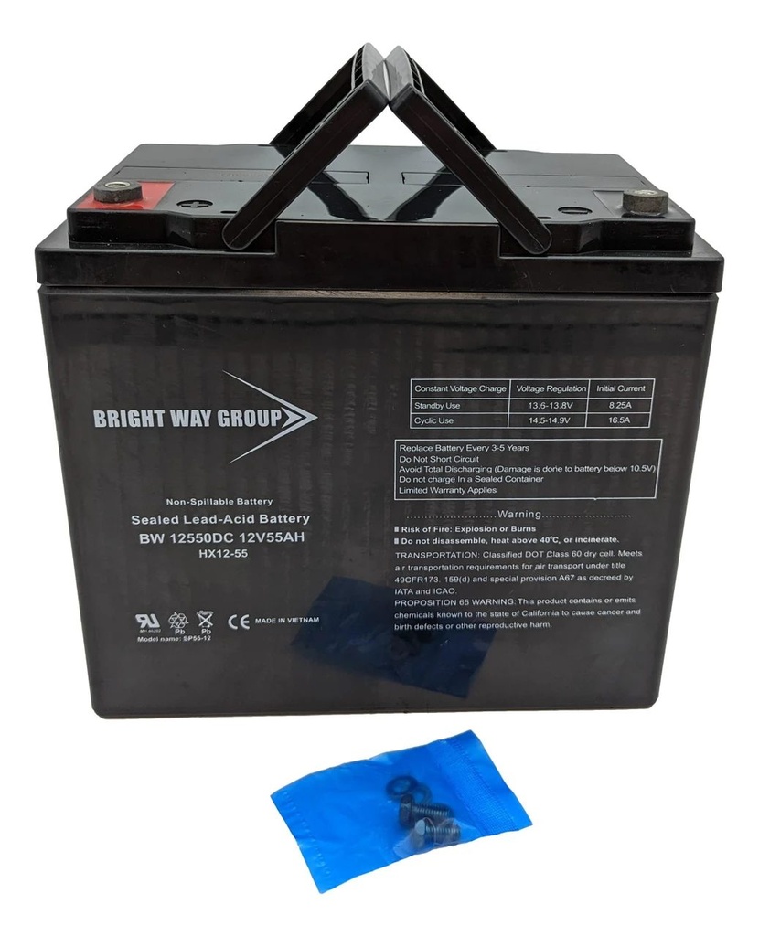 [BW-12550] Bright Way Bw-12550 Group 22Nf Agm Battery