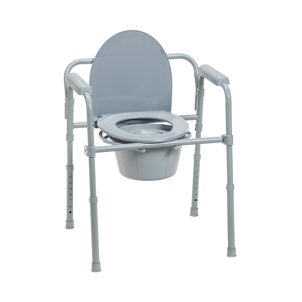 [11148-1] [1148N-1] Drive Folding Steel Commode