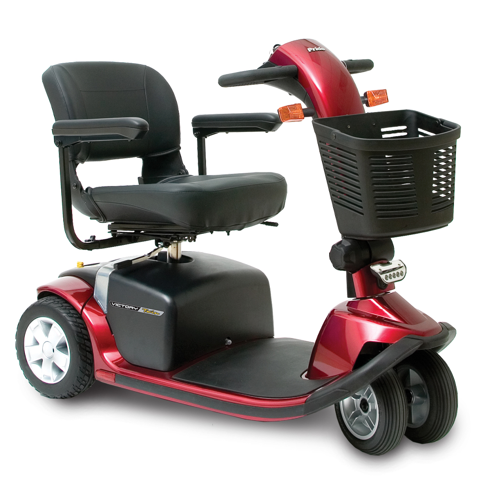 [SC712CACR1008] Pride Victory Twin 4-Wheel Scooter