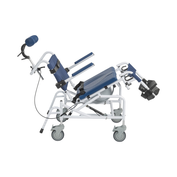 [NRS18010] Tilting Aluminum Rehab Shower Chair Commode