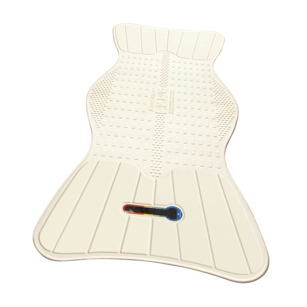 [785-530] Aquasense Bath Mat, Contoured with Temperature Indicator
