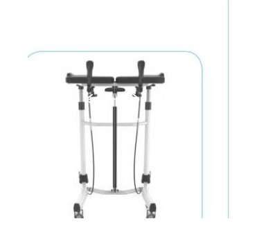 [PLAT1000GB] Platform / White Steel / Size 800 Mm ,Ht 915/ 1325 Mm, Wheel / Incl. Gas Springs & Handle Brakes