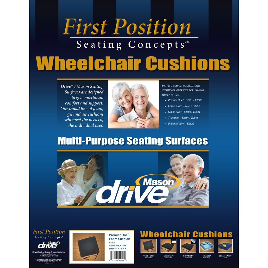 Premier One General Use Foam Cushion (20"x16")
