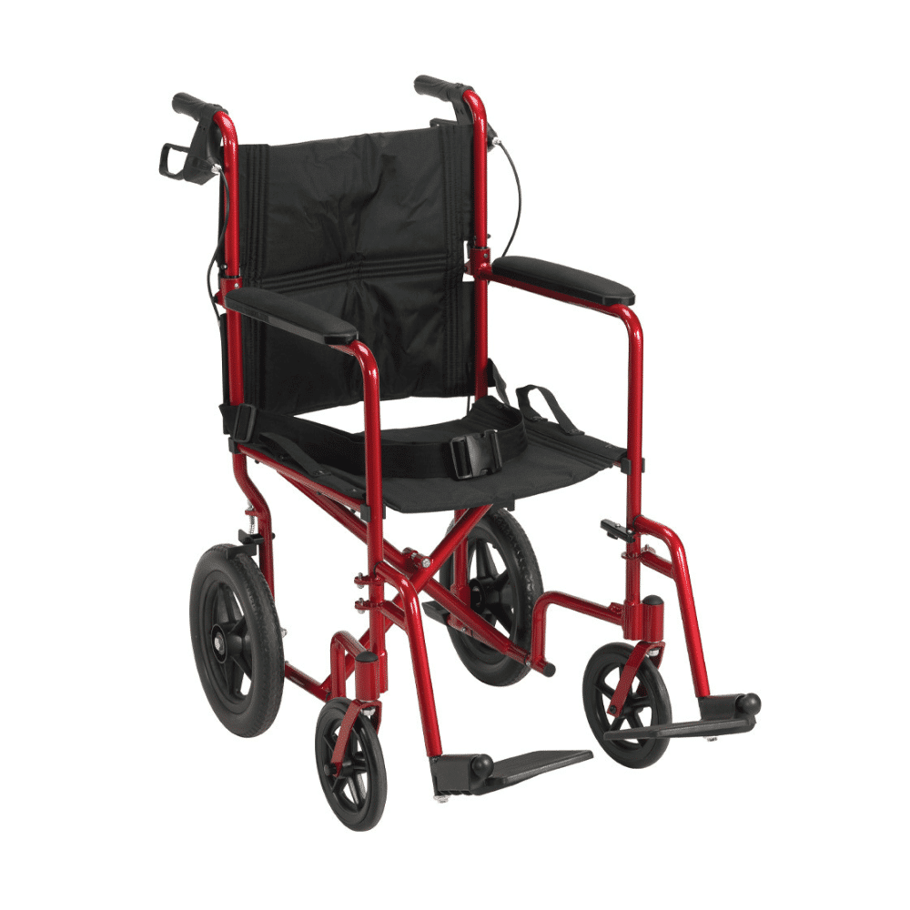 [EXP19LTBL] Drive Lightweight Expedition Aluminum Transport Chair (BLUE)