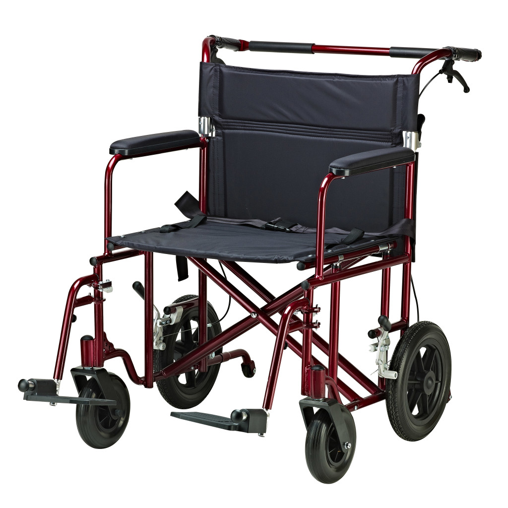 [ATC22-R] Drive 22" Bariatric Aluminum Transport Chair - ATC22-R