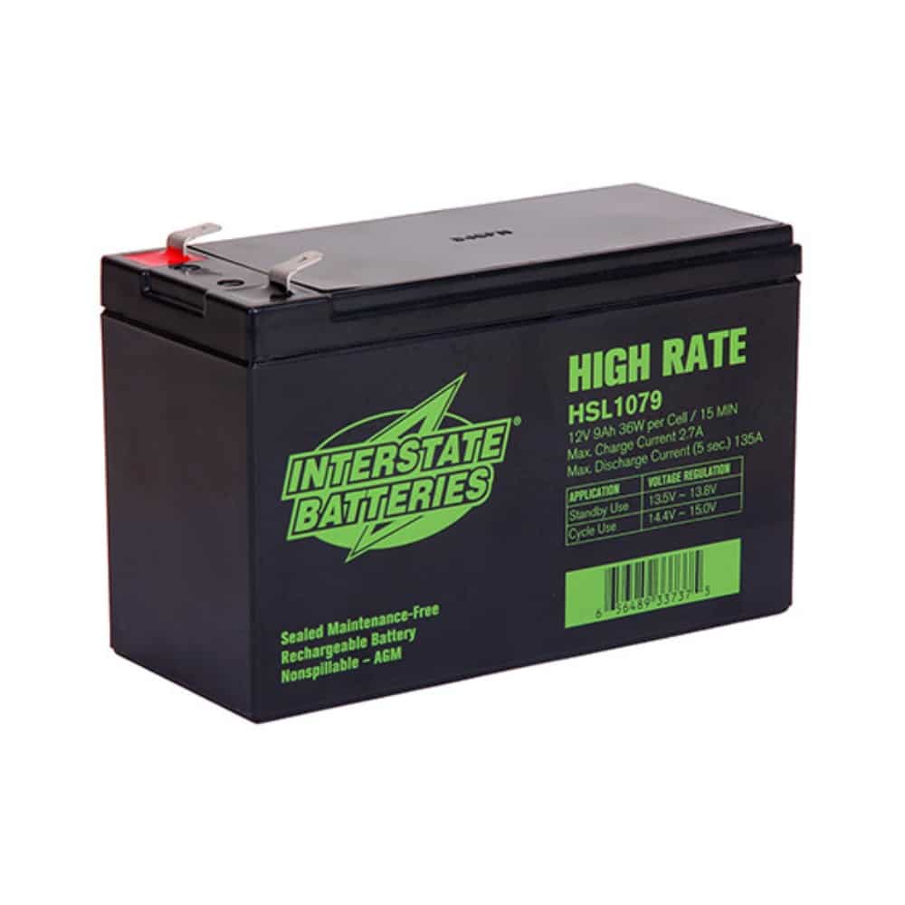 [HSL1079] Interstate HSL1079 12V 9Ah High Rate Battery