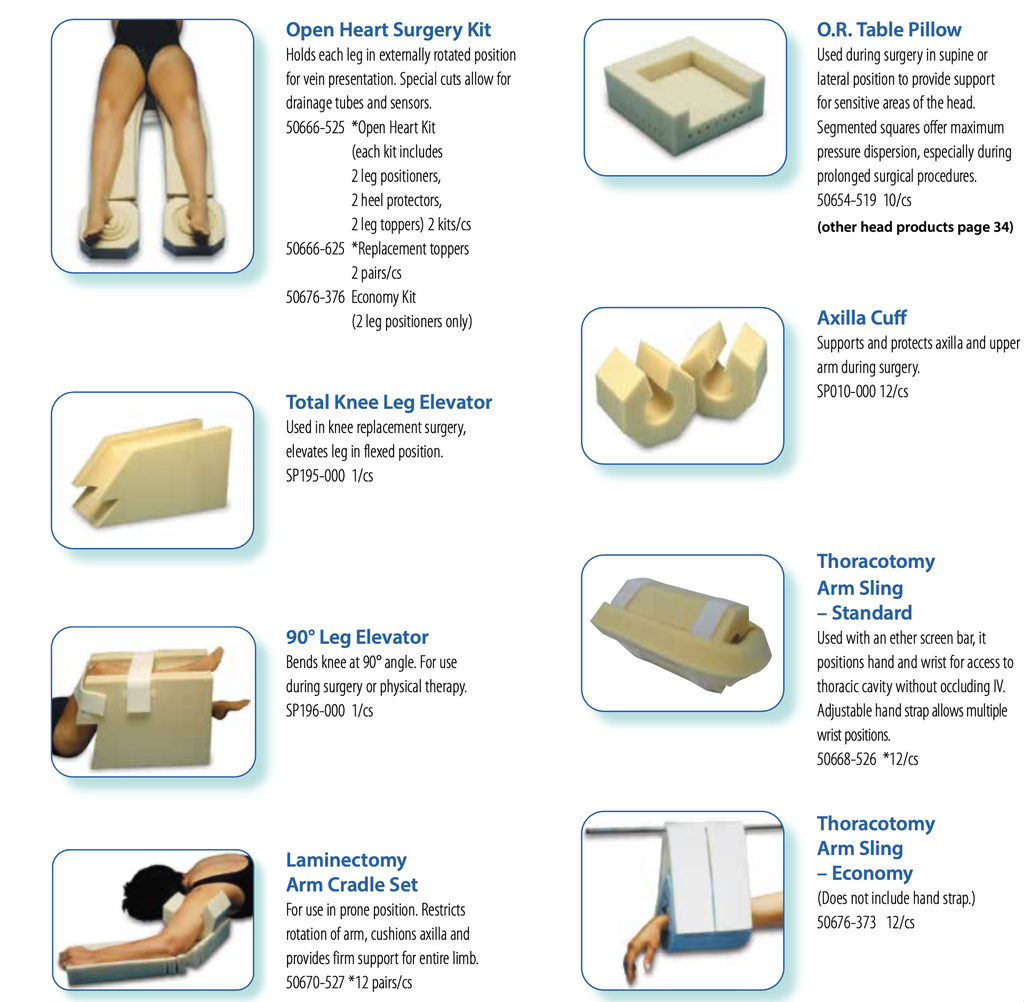 [50642-540] Span America Span+aids Surgical and Post-Operative Positioners