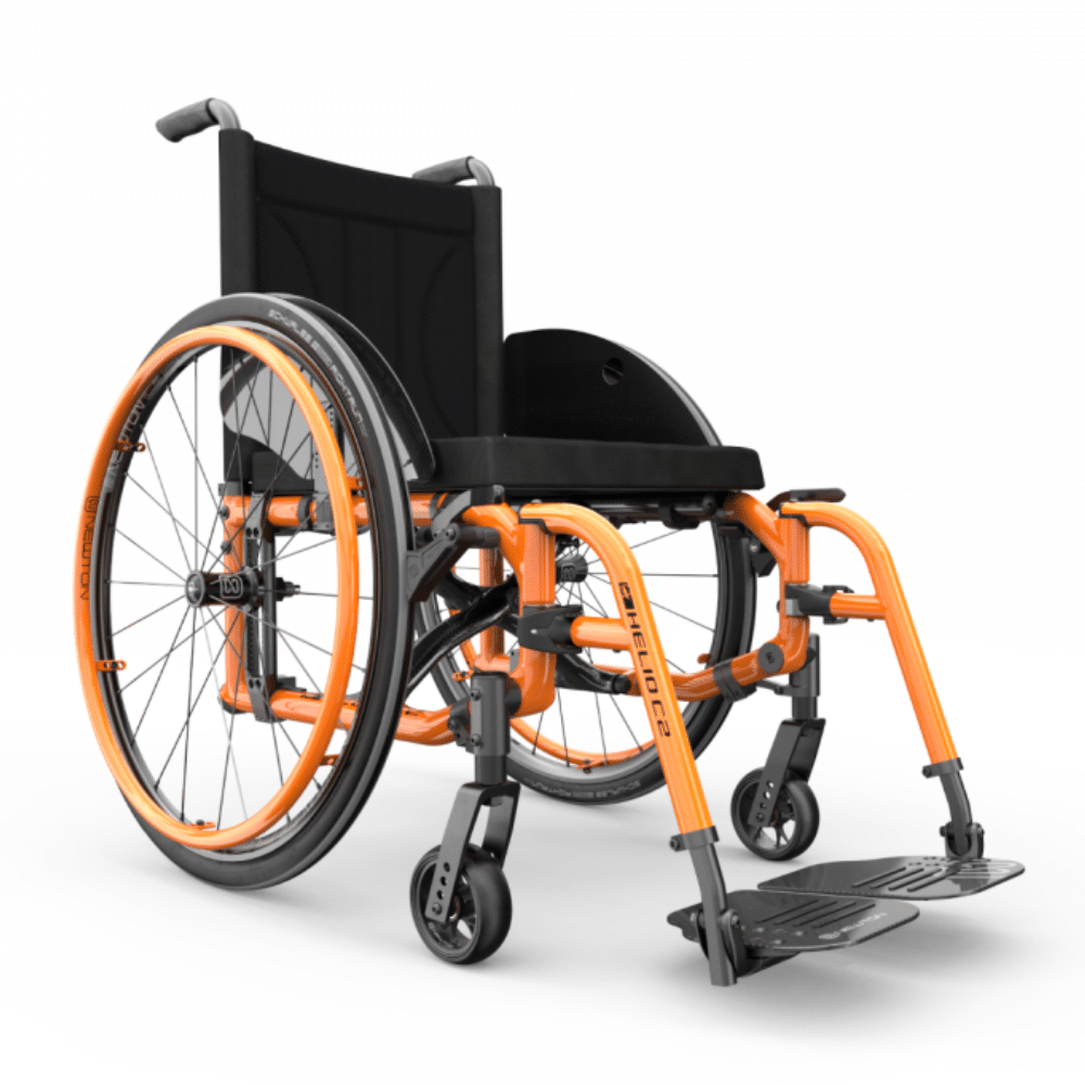 Motion Composites Helio C2 Carbon Folding Category 3 Wheelchair (WM0000964) (BLACK)