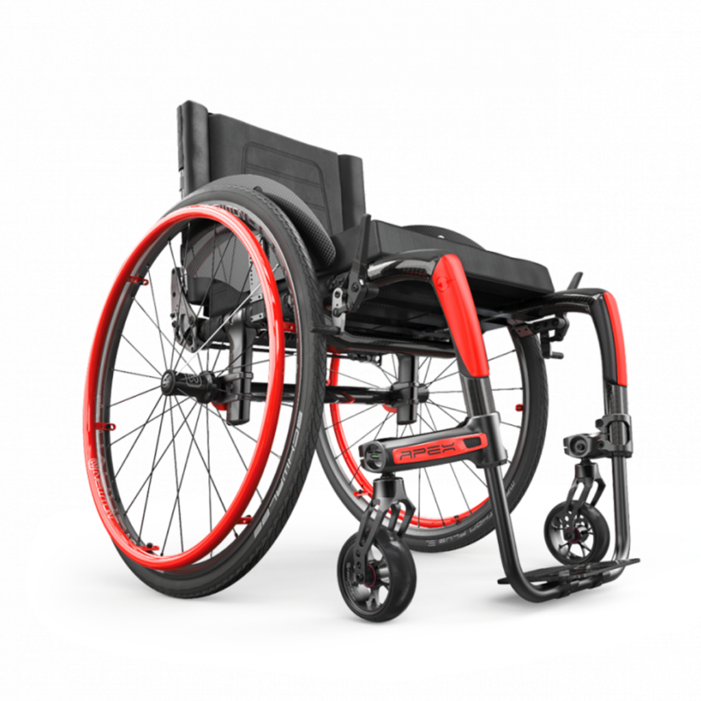 Motion Composites Apex C Carbon Rigid Category 4 Wheelchair (BLACK)