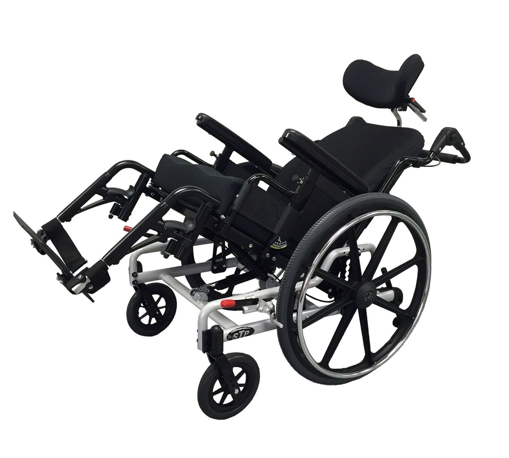 POWER PLUS SUPER TILT PLUS CATEGORY 5 WHEELCHAIR (WM0001040) (BLACK)