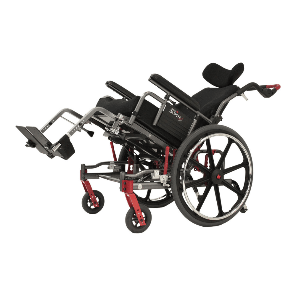 Maple Leaf SuperTilt Category 5 Wheelchair (WM0001111) (BLACK)