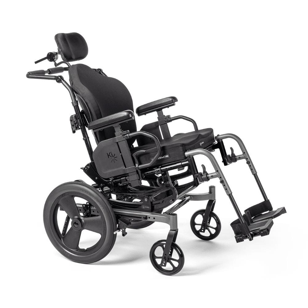Ki Mobility CR45 Category 5 Tilt Wheelchair (WM0001935) (BLACK)