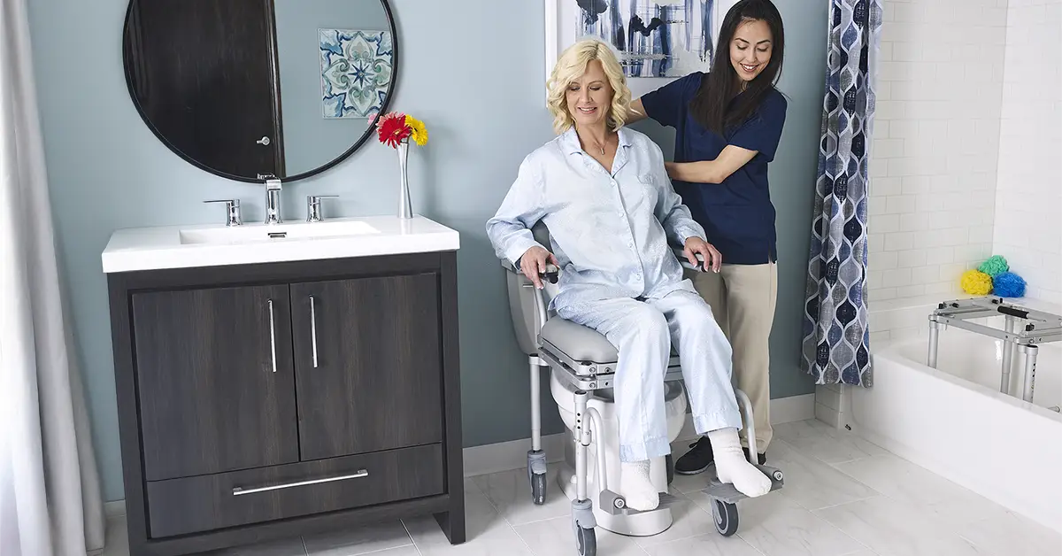 NuProdx MC6000 Shower Commode Chair