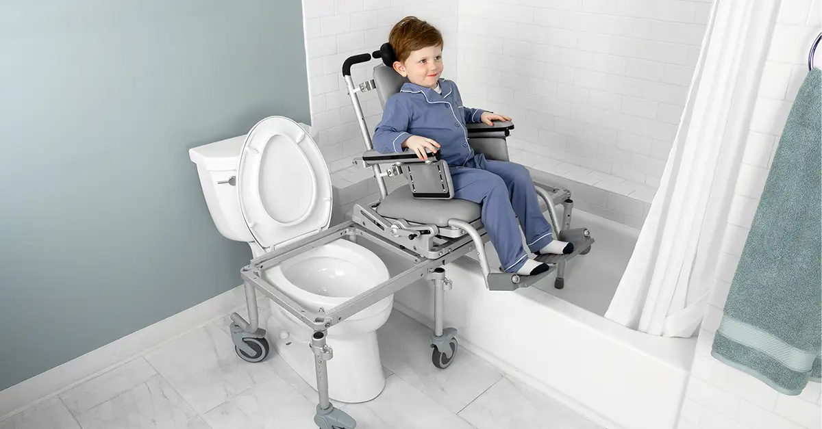 NuProdx MC6000 Pediatric Shower Commode Chair