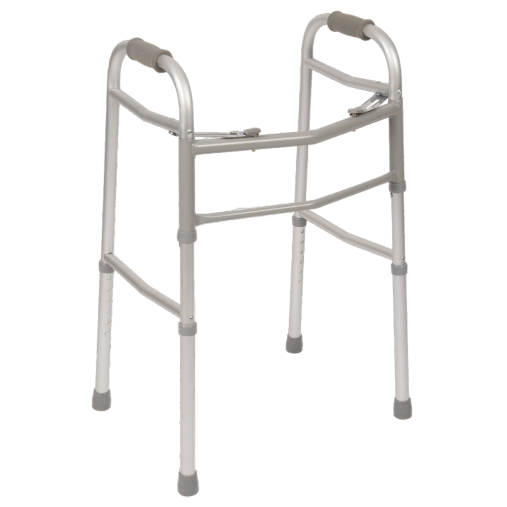 [048503996420] Pcp Double Button Folding Walker