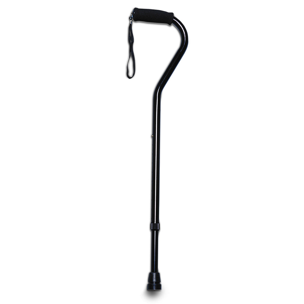 [775757303307] Airgo Adjustable Offset Handle Cane With Foam Grip
