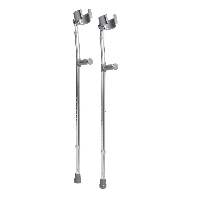 [822383101606] Drive Steel Forearm Crutches Tall Adult