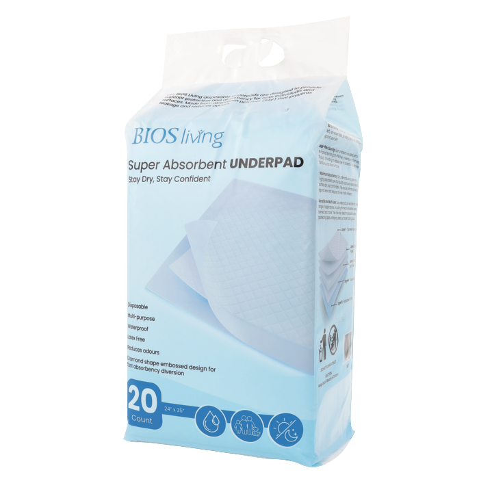 [057475580216] Bios Living Disposable Underpads (Large)