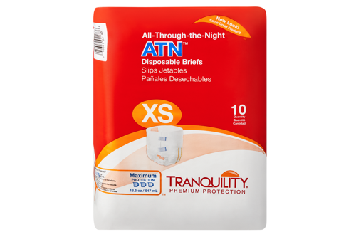 [070319021874] Tranquility All Through The Night Briefs, Maximum Absorbency (X-Large / 12 Count)