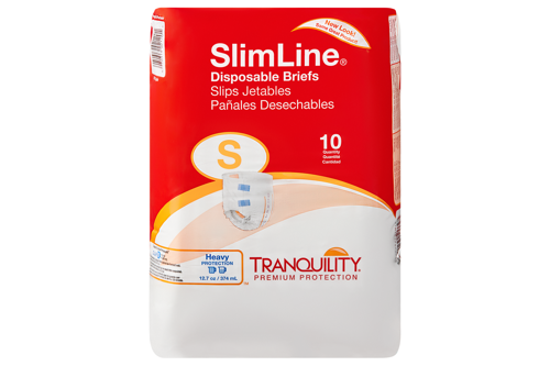 [070319021201] Tranquility Slimline Briefs, Heavy Absorbency (Small / 10 Count)