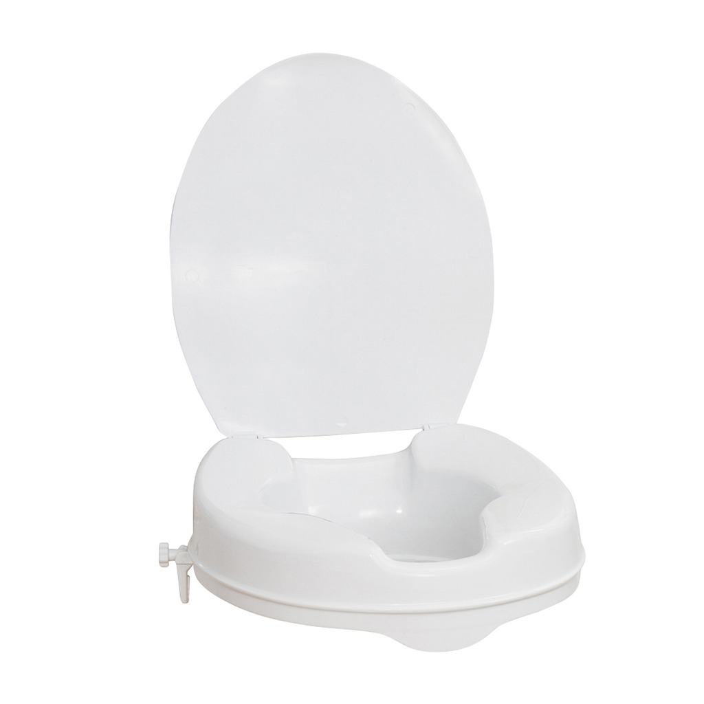 [770-625] Raised Toilet Seat 2" with Lid -Drive