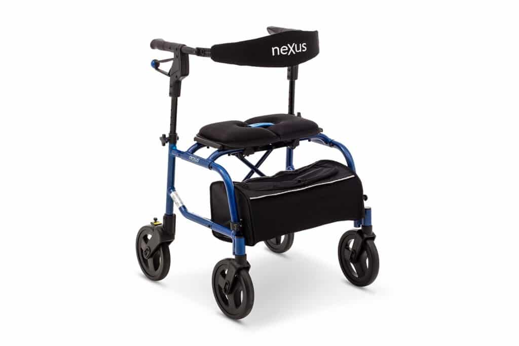 [470022] Human Care Nexus 3 Type 3 Rollator (MW3DG0045) (BLACK, LOW - 22" SEAT HEIGHT)