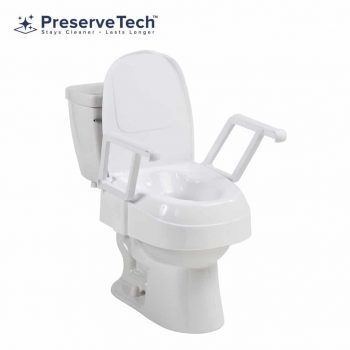 PreserveTech Universal Raised Toilet Seat RTL12C002-WH