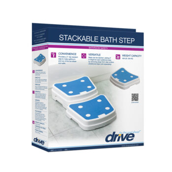 Drive Portable Bath Step - RTL12068 326478 Swivel Seat Shower Stool