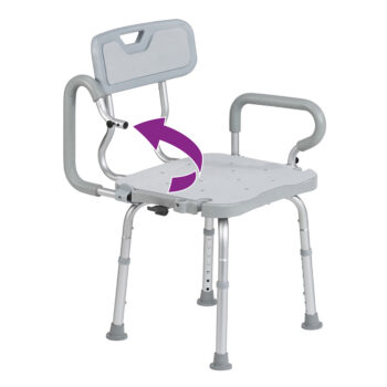 PreserveTech 360° Swivel Bath Chair - RTL12A001-GR Preservetech™ 360° swivel bath chair Aluminum Bath Chair