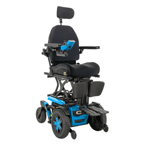Quantum Q6 4Front 2 Power Wheelchair 4front2 electricblue lift right quantum q6 edge 3, q6 edge 3, quantum edge 3